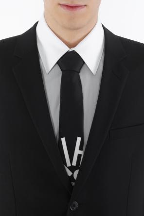 Krawat z nadrukowanym logo, zdjęcie 2 Krawat z nadrukowanym logo od Moschino